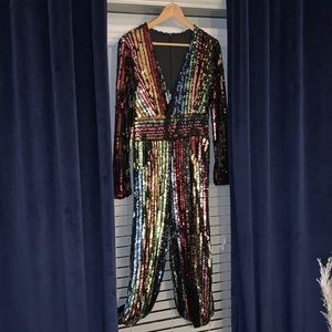 Athina Sequin Jumpsuit